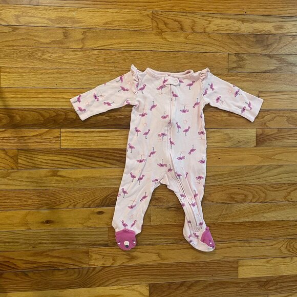 Girls 9 Month Footie Pajamas 6-Piece Lot - Picture 3 of 13